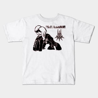 9S and 2B Nier Automata Kids T-Shirt